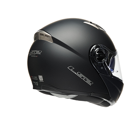 Casco LS2 370 Easy Solid Negro / Mate | Servicom