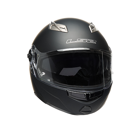 Casco LS2 370 Easy Solid Negro / Mate | Servicom