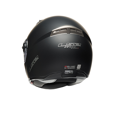 Casco LS2 370 Easy Solid Negro / Mate | Servicom